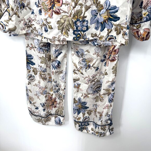 OLIVIA VON HALLE Lila Odette Silk Satin Pajama Set Woman’s size medium 2 piece b - Picture 13 of 16